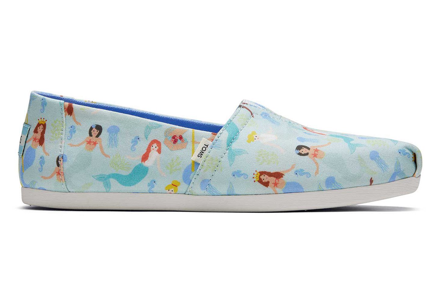 Toms Alpargata Mermaid Party Espadrille Blue - Womens - 41087-JQAL